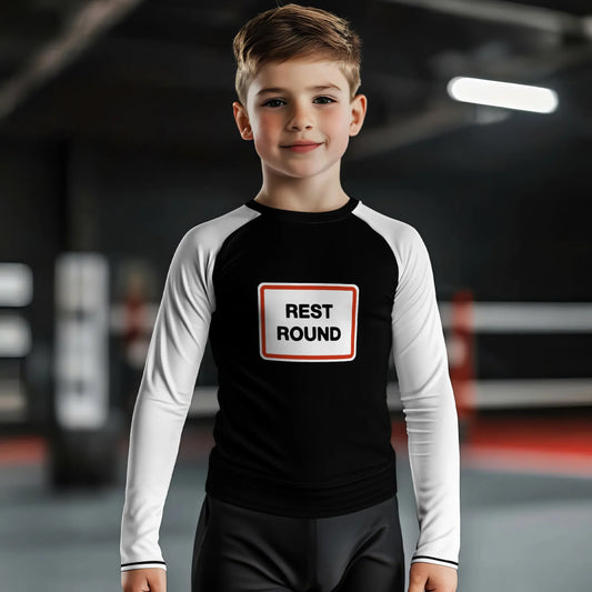 Rest Round Kids Rash Guard