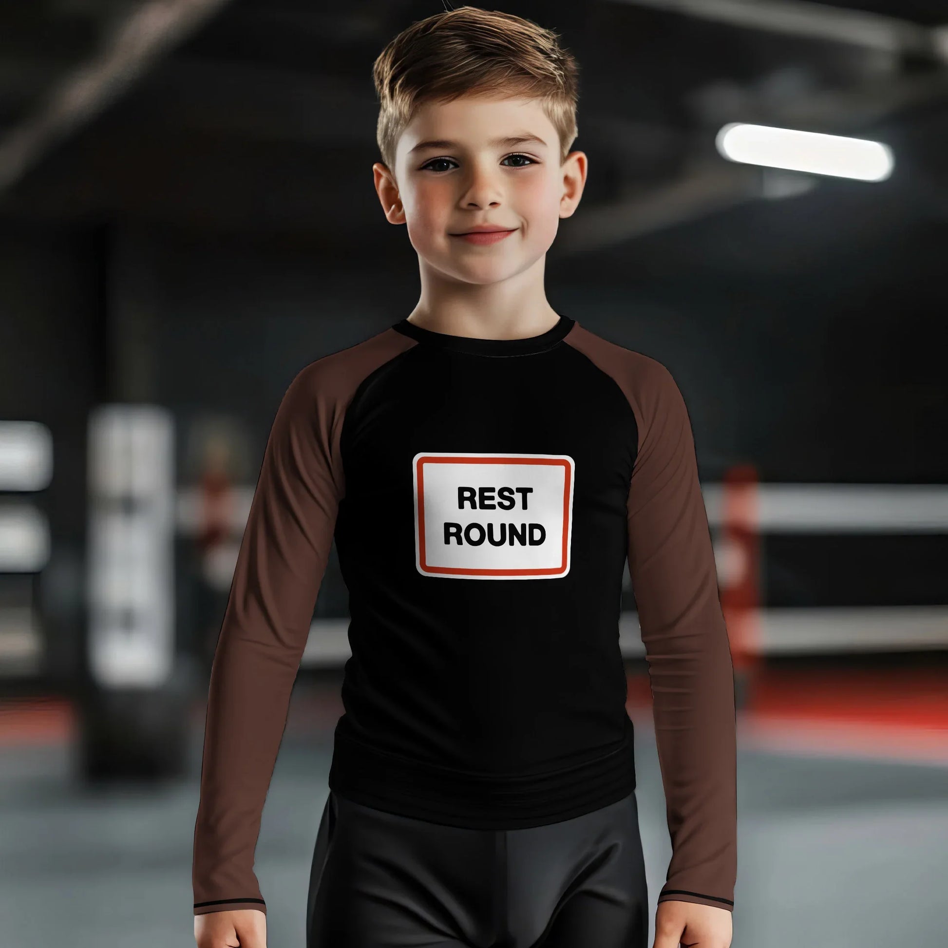 Rest Round Kids Rash Guard