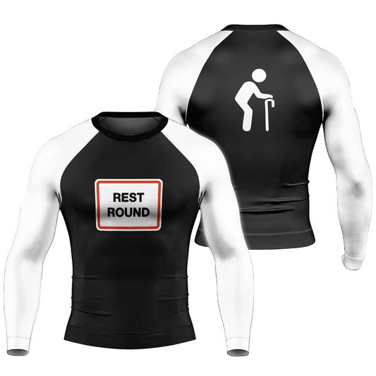 Rest Round Men's Long Sleeve Rash Guard
