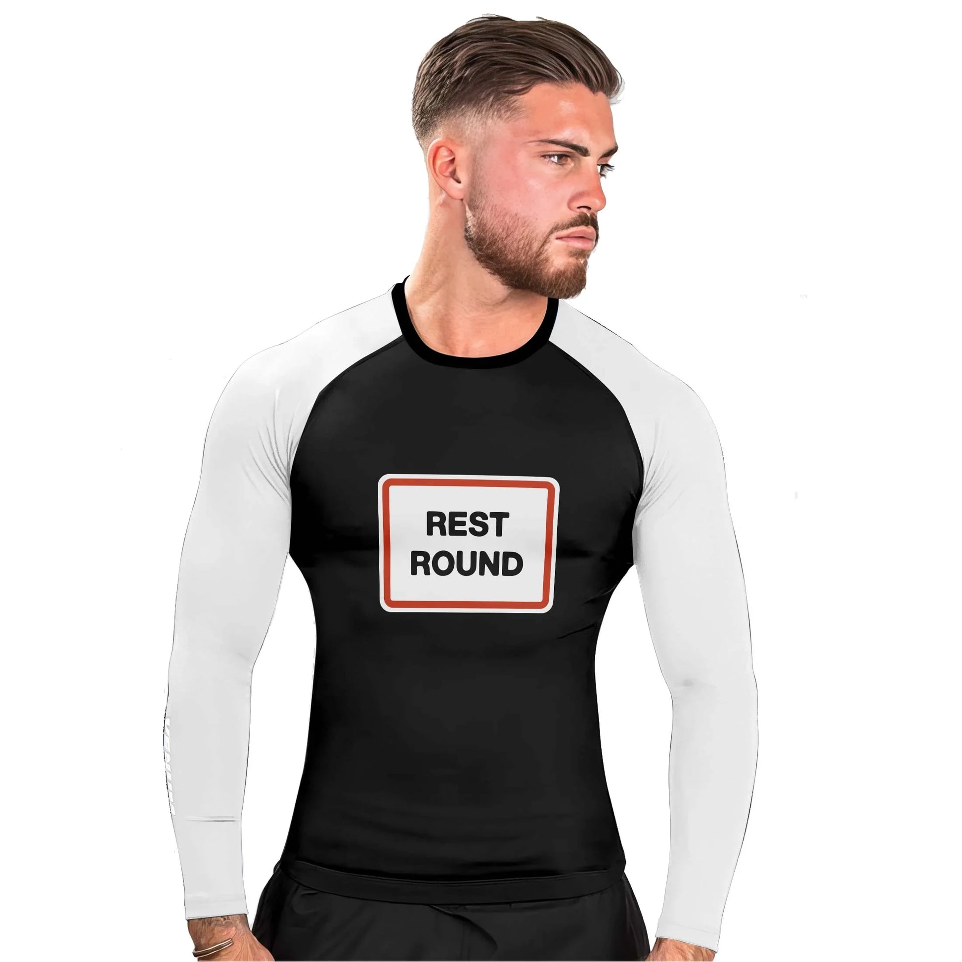 Rest Round Men's Long Sleeve Rash Guard