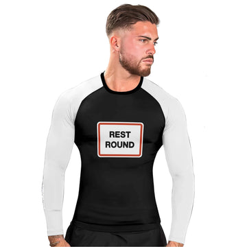 Rest Round Men's Long Sleeve Rash Guard