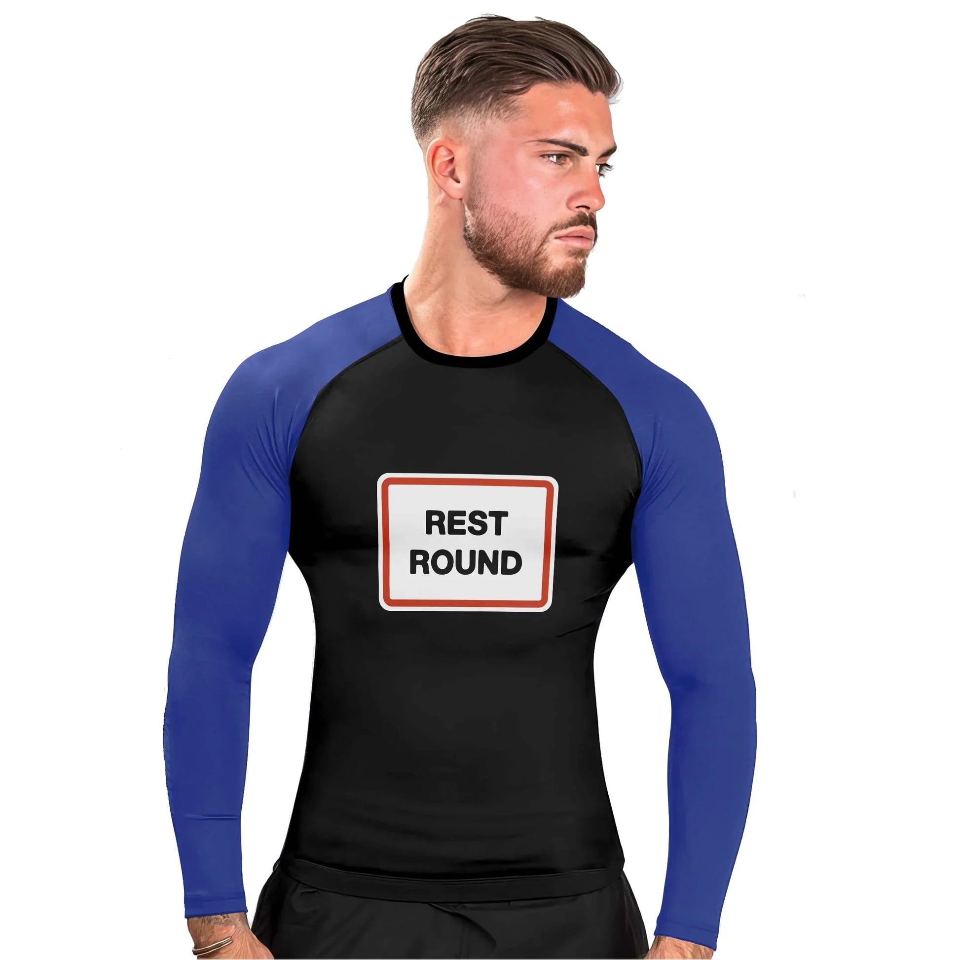 Rest Round Men's Long Sleeve Rash Guard