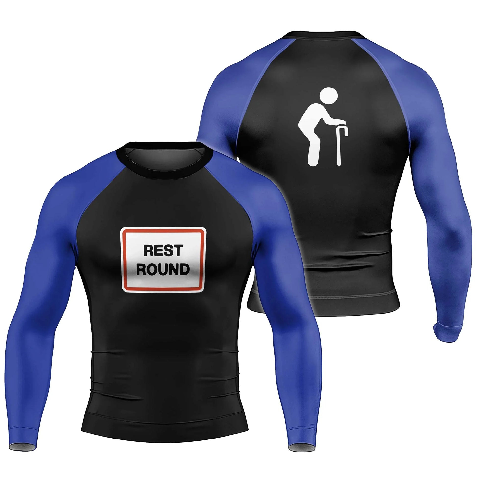 Rest Round Men's Long Sleeve Rash Guard