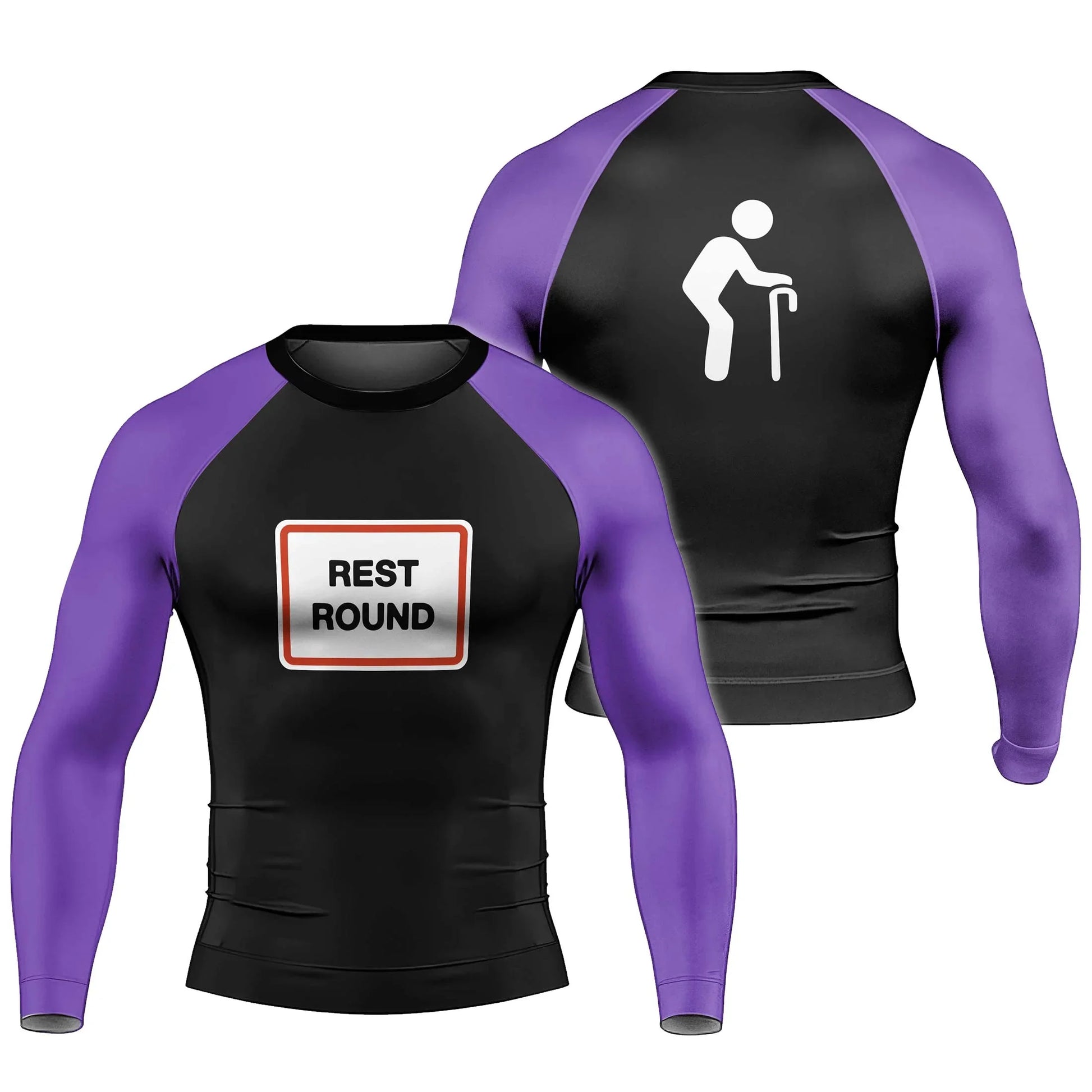 Rest Round Men's Long Sleeve Rash Guard