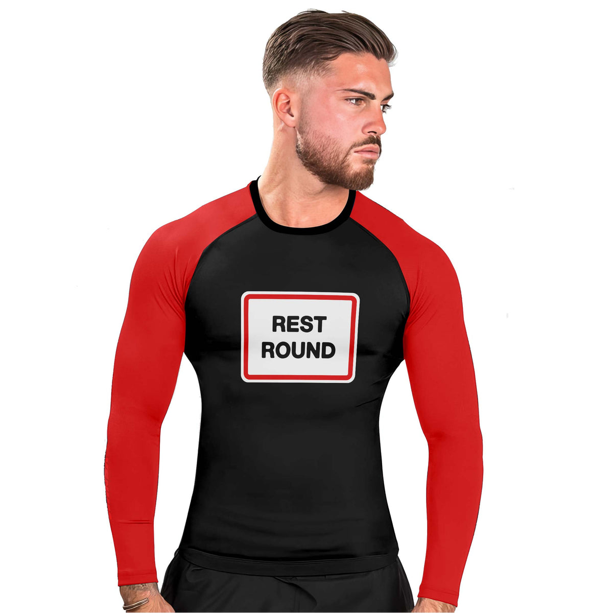 Rest Round Men's Long Sleeve Rash Guard