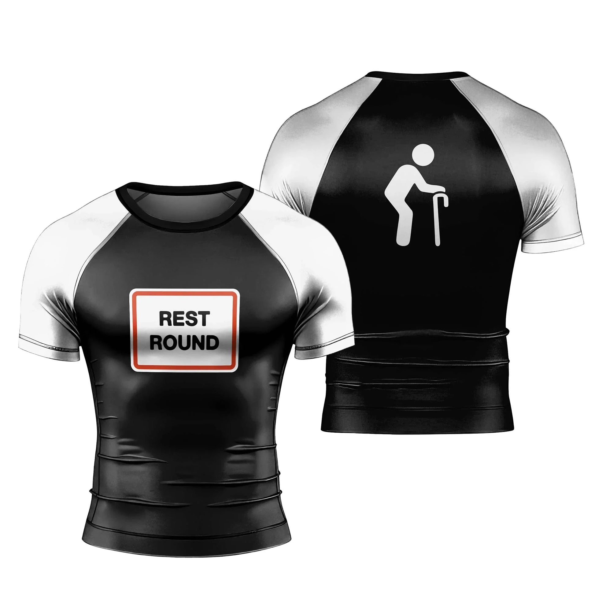 Rest Round Men's Short Sleeve Rash Guard