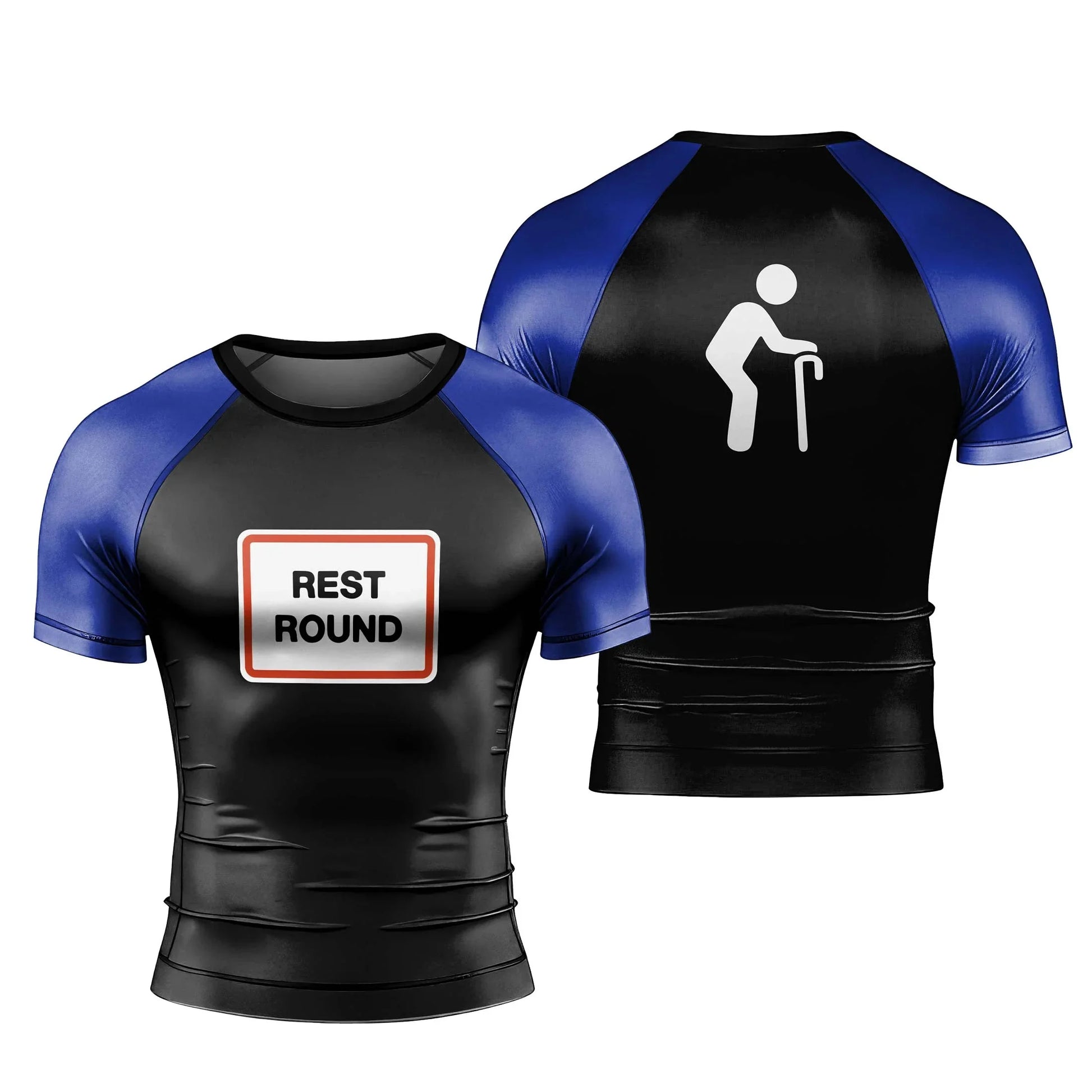 Rest Round Men's Short Sleeve Rash Guard
