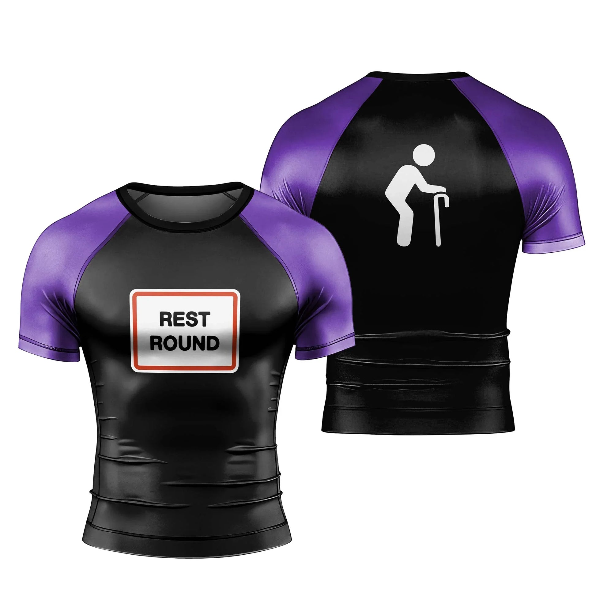 Rest Round Men's Short Sleeve Rash Guard