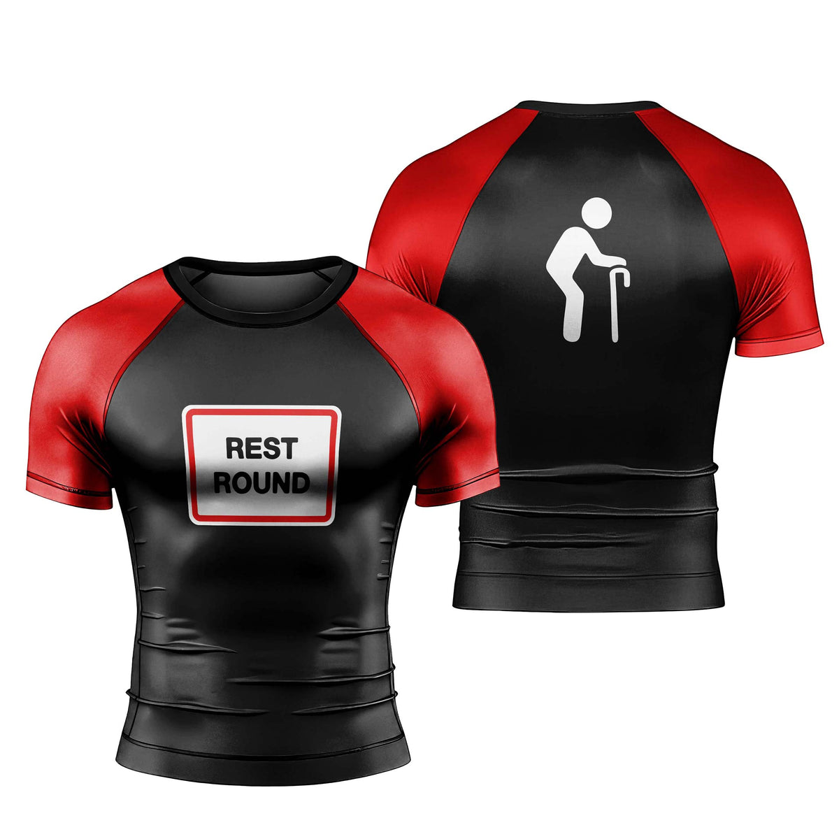 Rest Round Men's Short Sleeve Rash Guard