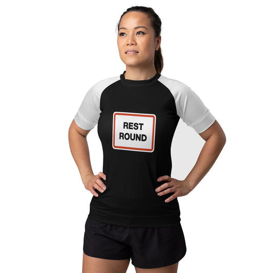 Rest Round Women's Short Sleeve Rash Guard