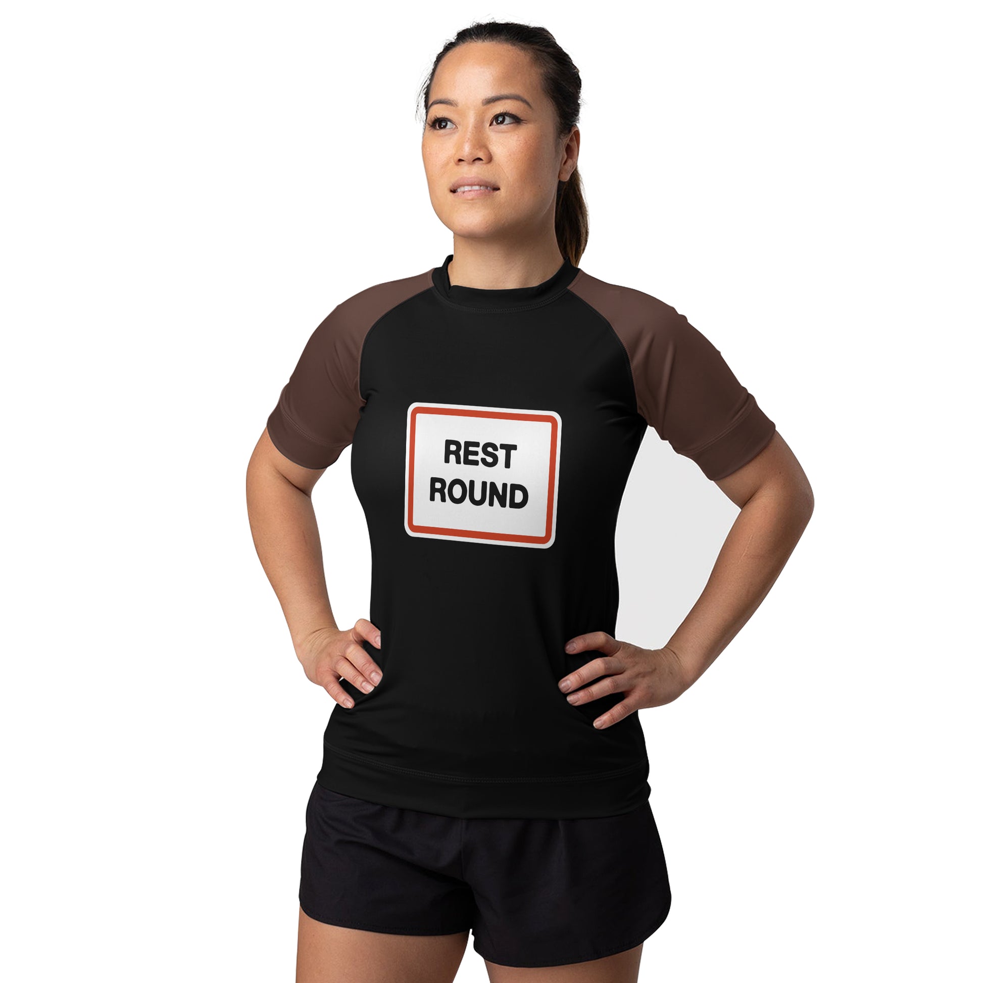 Rest Round Women's Short Sleeve Rash Guard