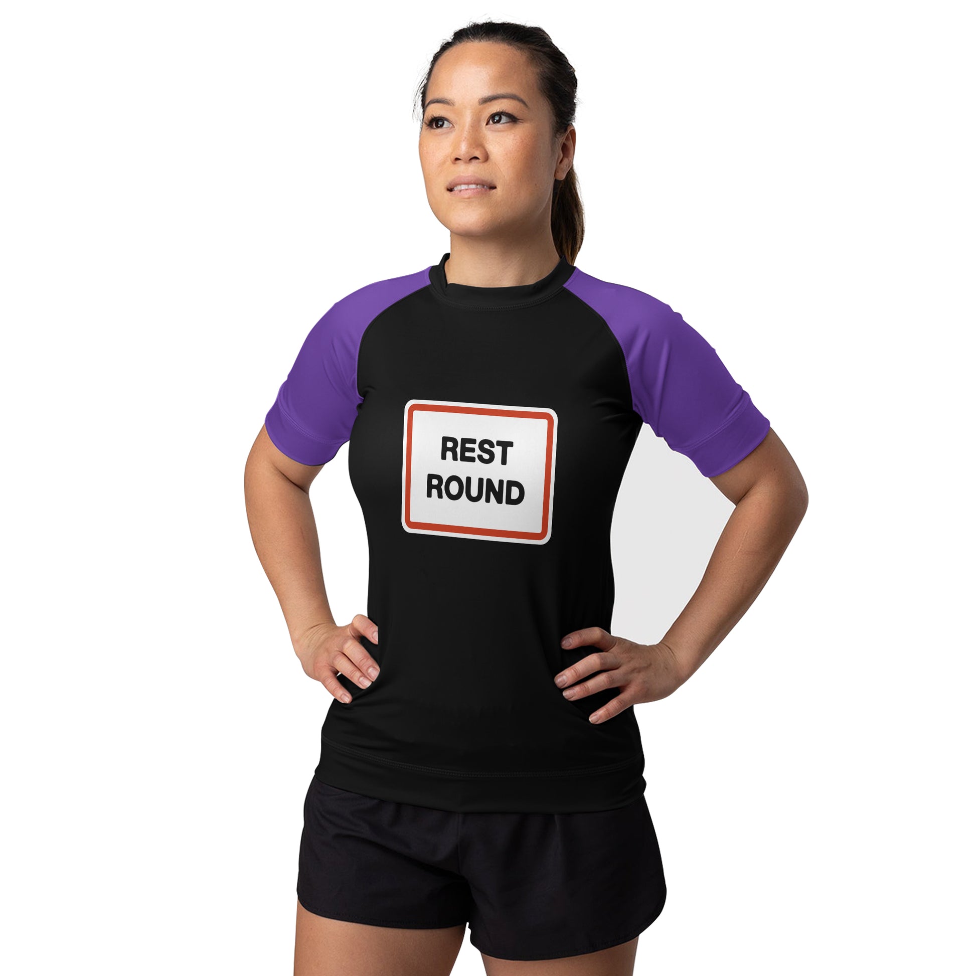 Rest Round Women's Short Sleeve Rash Guard