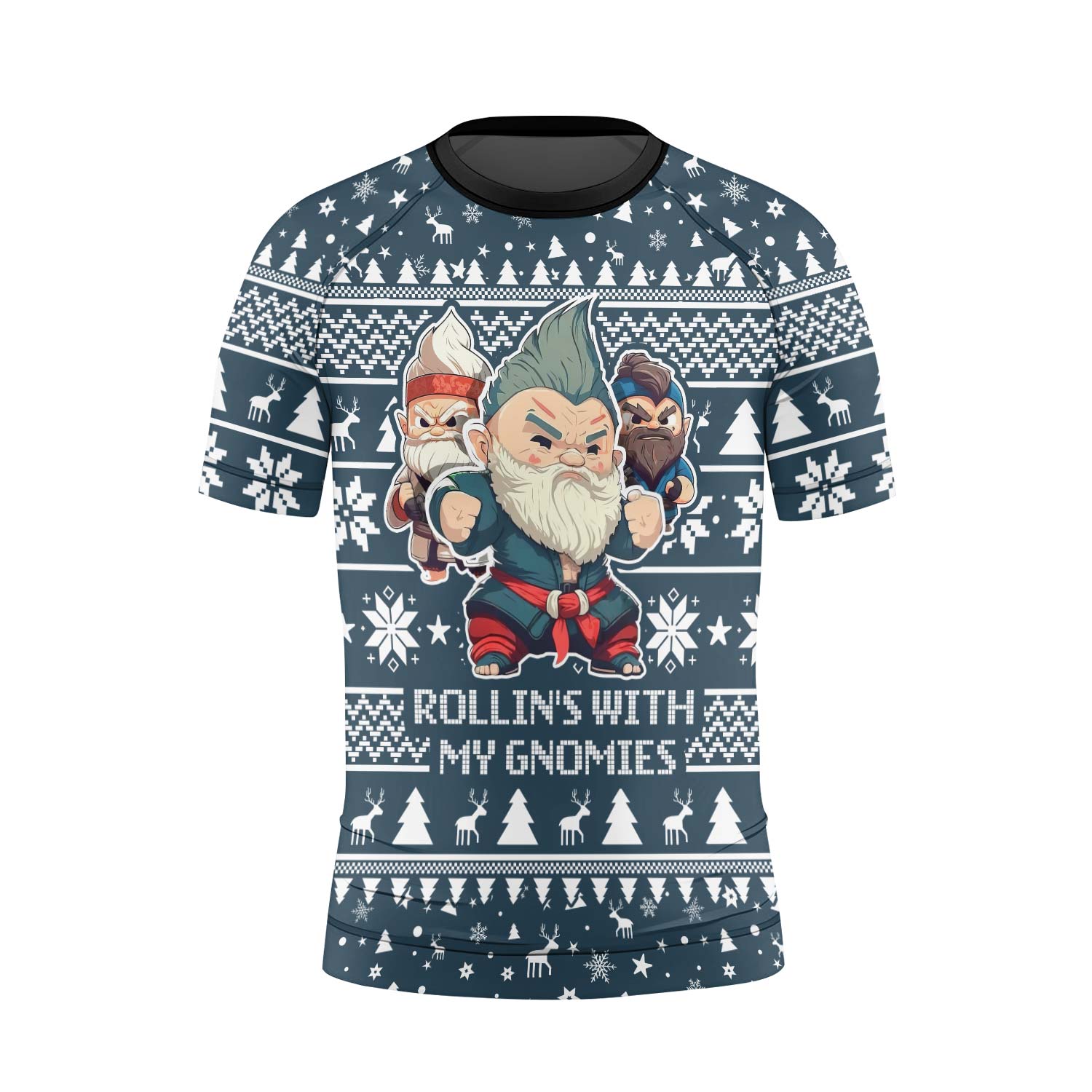 Rolling With Gnomies Kids Rash Guard - BattleFitGear