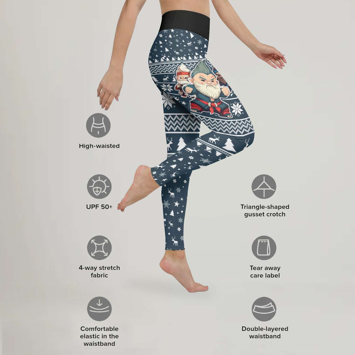 Rolling With Gnomies Leggings - BattleFitGear