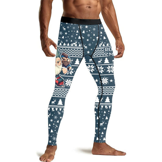 Rolling With Gnomies Men's Compression Leggings - BattleFitGear