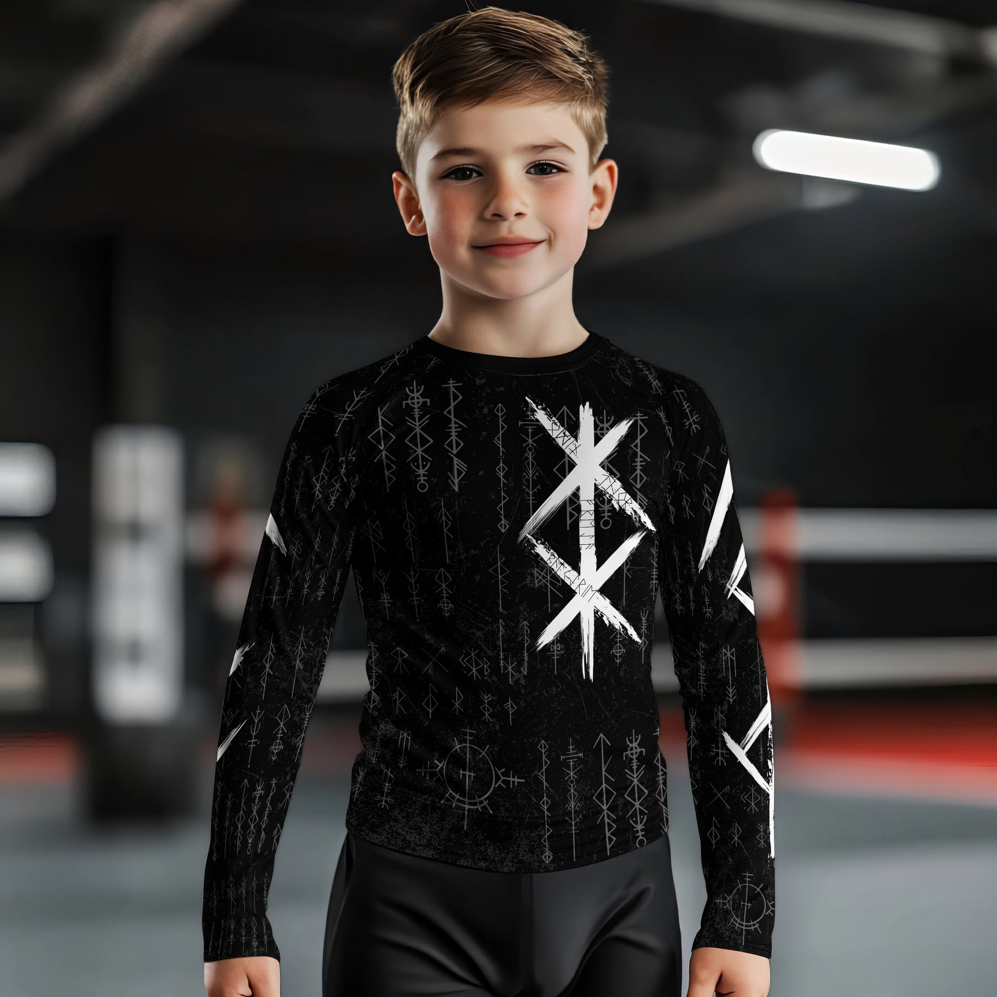 Rune of Protection Kids Rash Guard