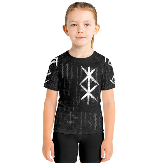 Rune of Protection Kids Rash Guard