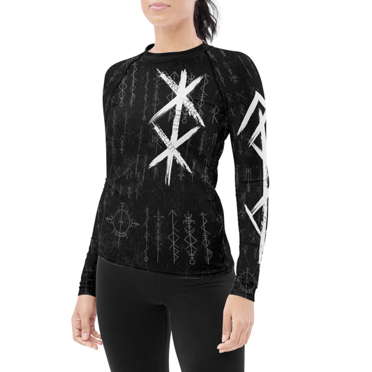 Rune of Protection Women's Long Sleeve Rash Guard