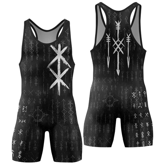 Rune of Protection Wrestling Singlets