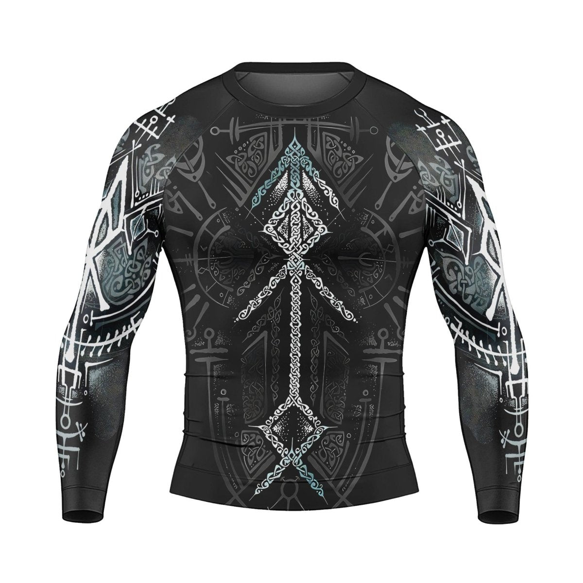 Runes Of Loki Men's Long Sleeve Rash Guard - BattleFitGear