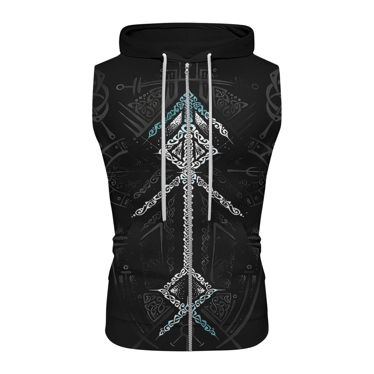 Runes Of Loki Sleeveless Pullover & Zip Hoodie - BattleFitGear