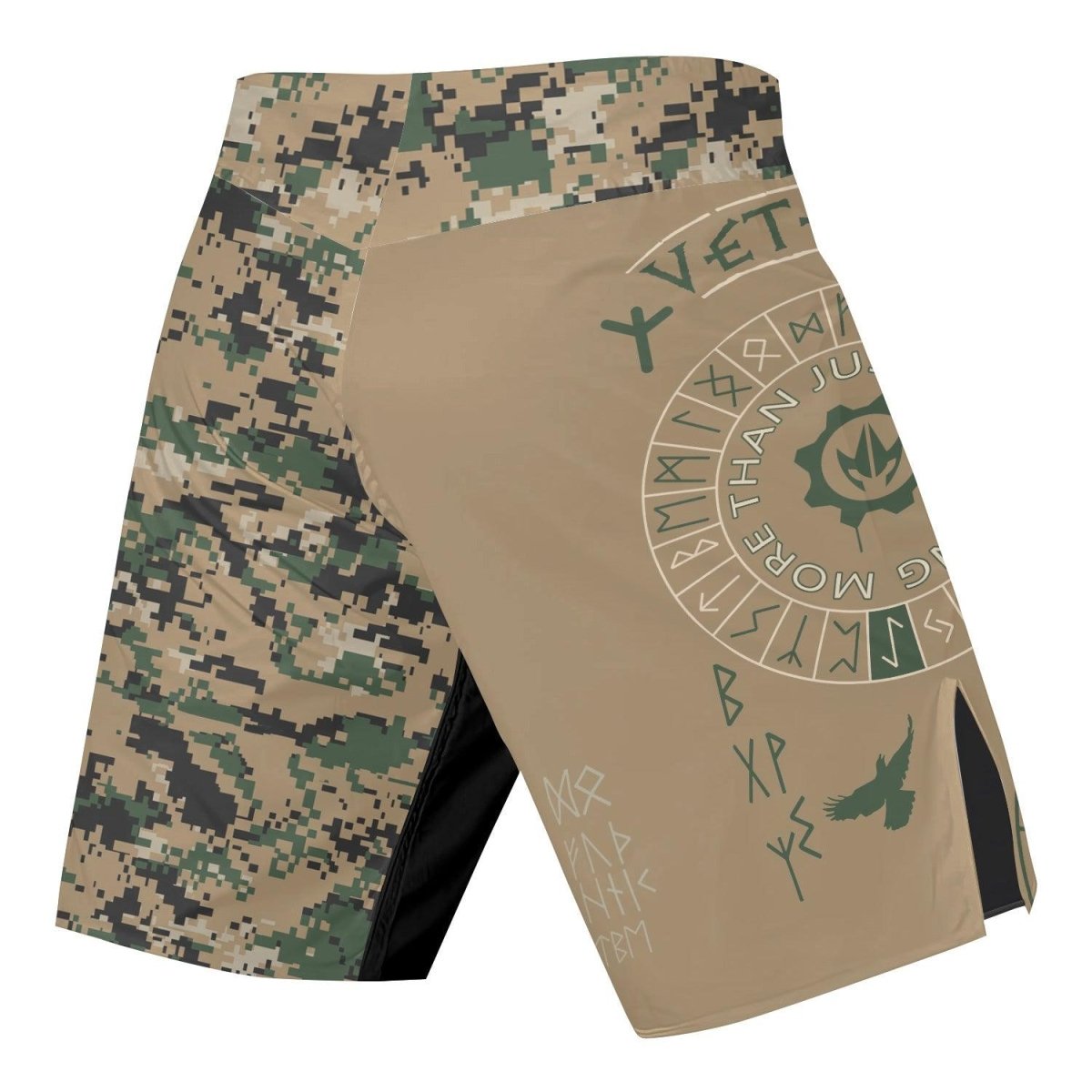 Marine Veteran Viking Fight Shorts - BattleFitGear