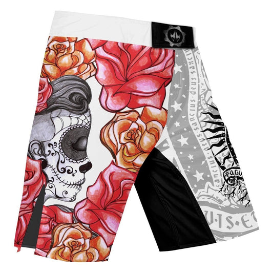 La Santa Muerte Fight Shorts - BattleFitGear