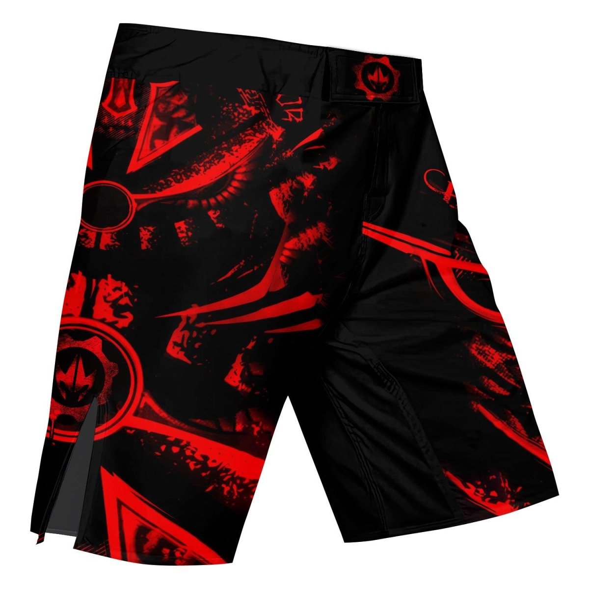 Spartan Red Fight Shorts - BattleFitGear