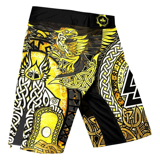 Odin Norse Rune Fight Shorts - BattleFitGear