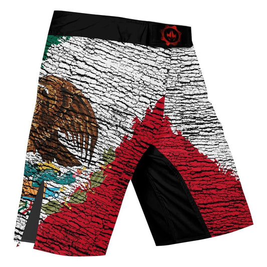 Mexico Flag Fight Shorts - BattleFitGear