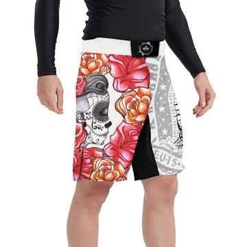 La Santa Muerte Fight Shorts - BattleFitGear