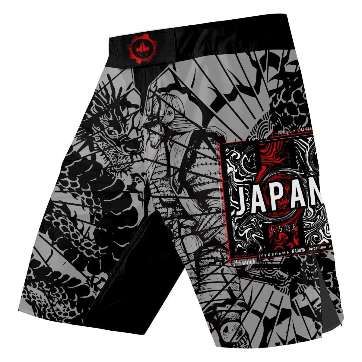 Samurai VS Dragon Fight Shorts - BattleFitGear