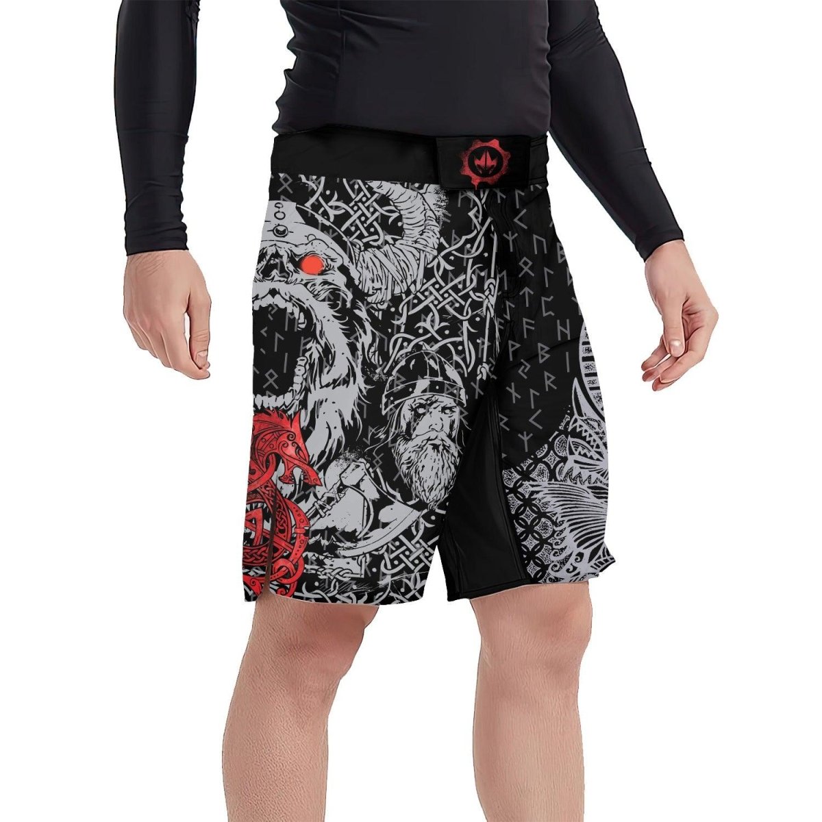 Rage Of Viking Berserker Fight Shorts - BattleFitGear