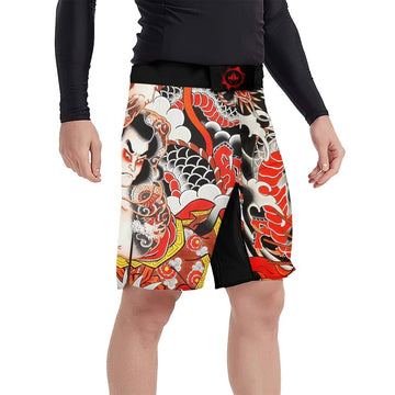 Kumonryu Shishin VS Tamatori Hime Fight Shorts - BattleFitGear