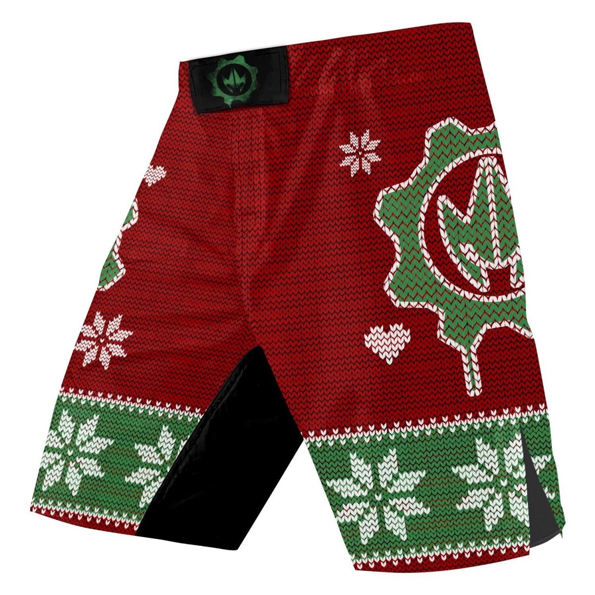 Santa & Satan Christmas Fight Shorts - BattleFitGear