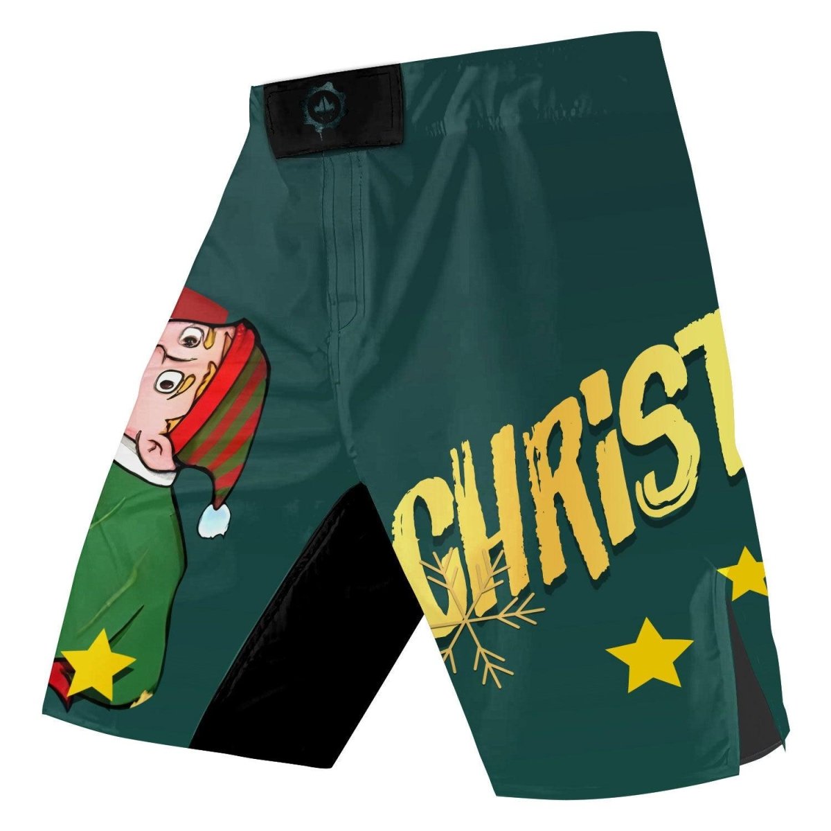 Santa Submission Fight Shorts - BattleFitGear