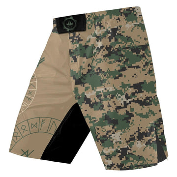 Marine Veteran Viking Fight Shorts - BattleFitGear