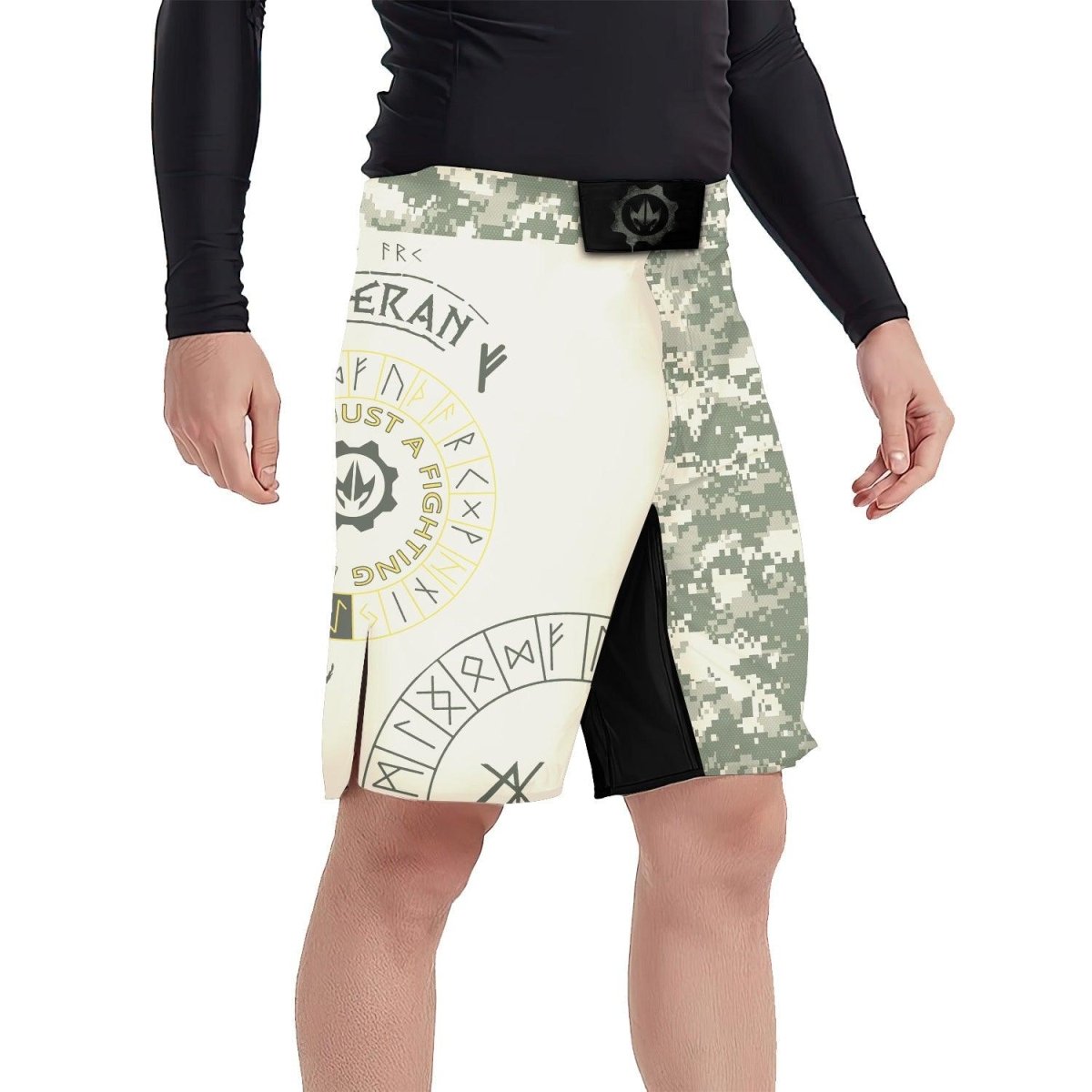 Army Veteran Viking Fight Shorts - BattleFitGear