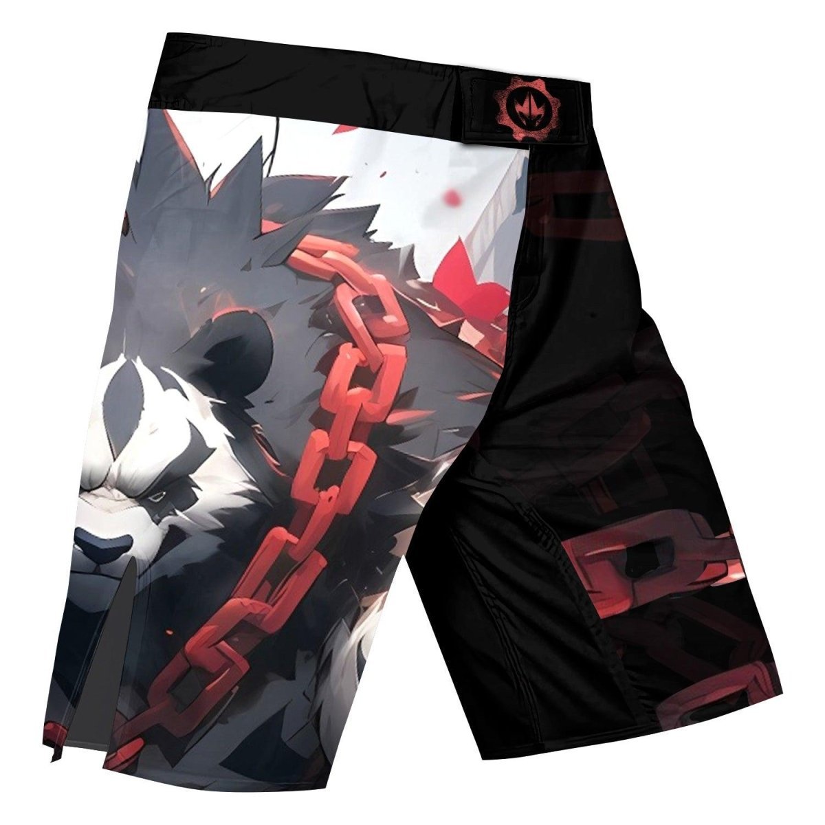 Warrior Panda Skull Fight Shorts - BattleFitGear