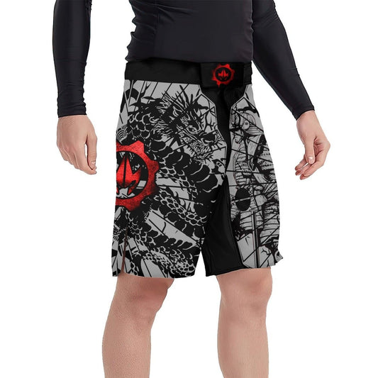 Samurai VS Dragon Fight Shorts - BattleFitGear