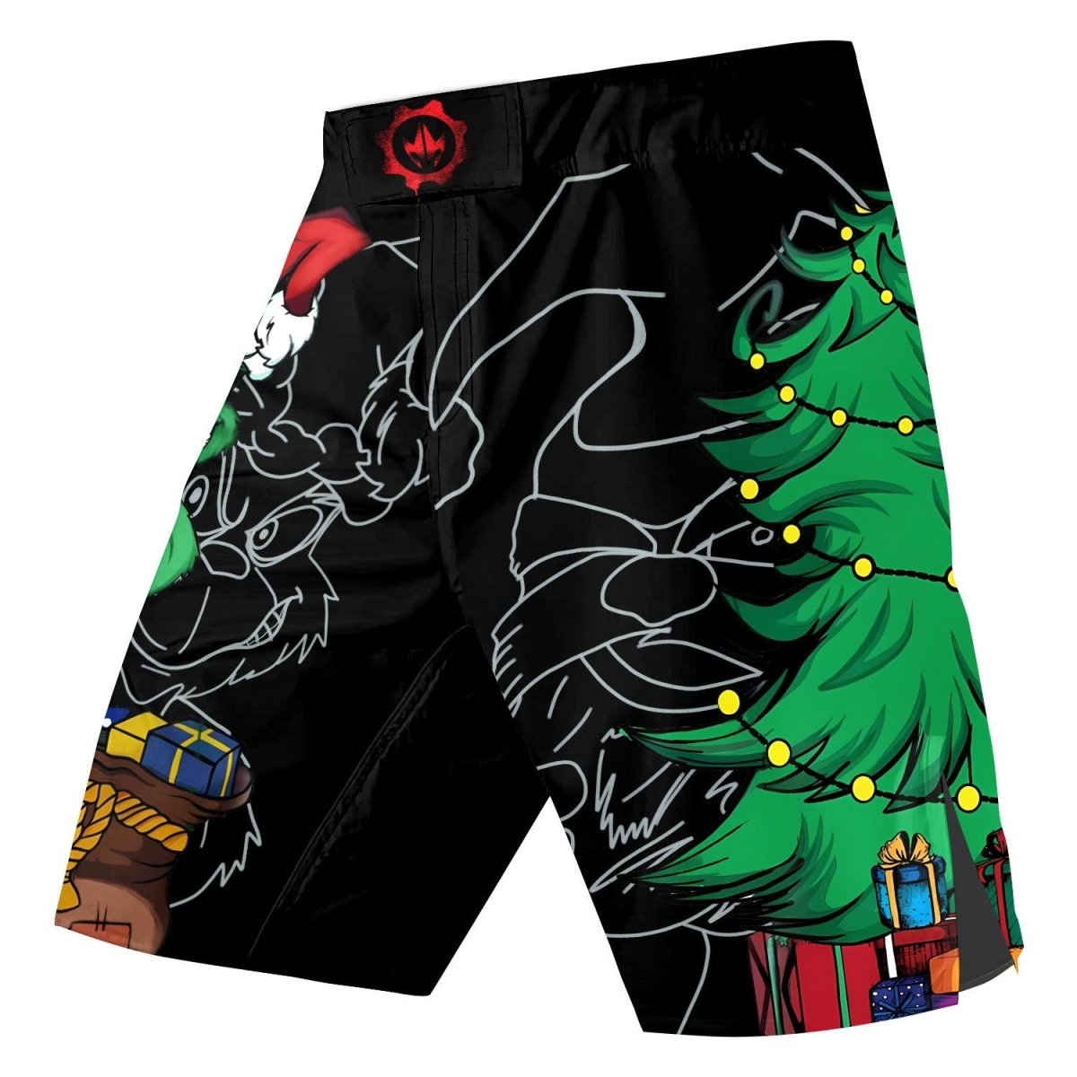 Grinch Christmas Fight Shorts - BattleFitGear