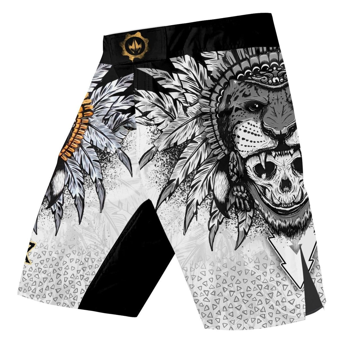 Aztec Warrior Fight Shorts - BattleFitGear