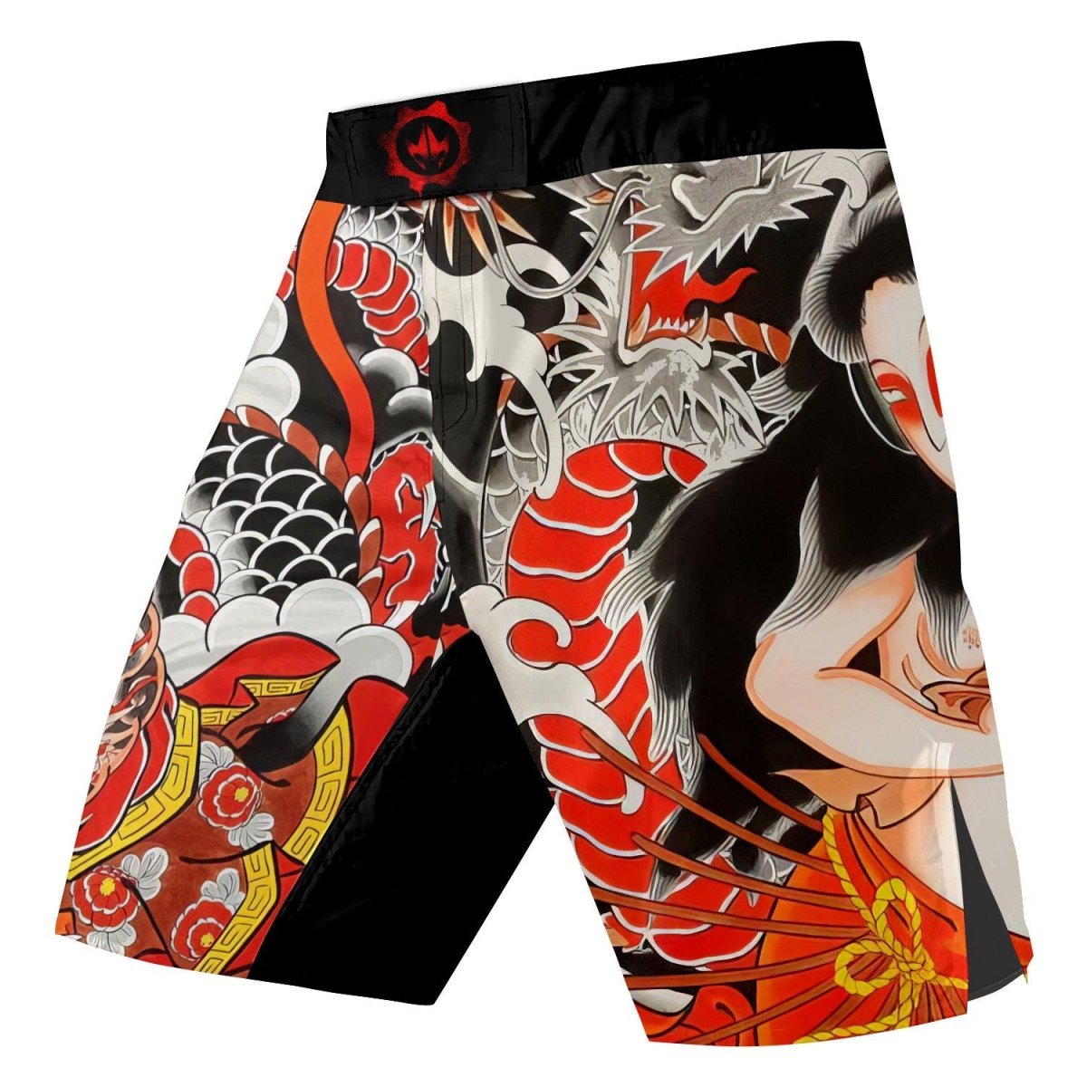 Kumonryu Shishin VS Tamatori Hime Fight Shorts - BattleFitGear