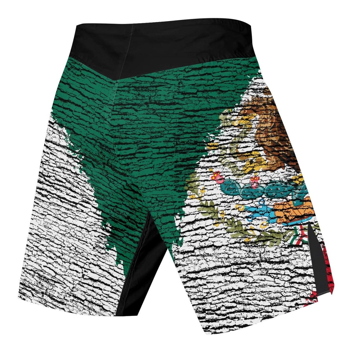 Mexico Flag Fight Shorts - BattleFitGear