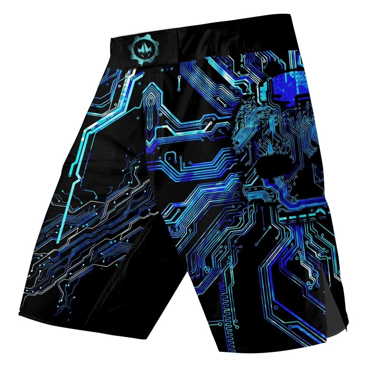 Glowing Circuit Fight Shorts - BattleFitGear