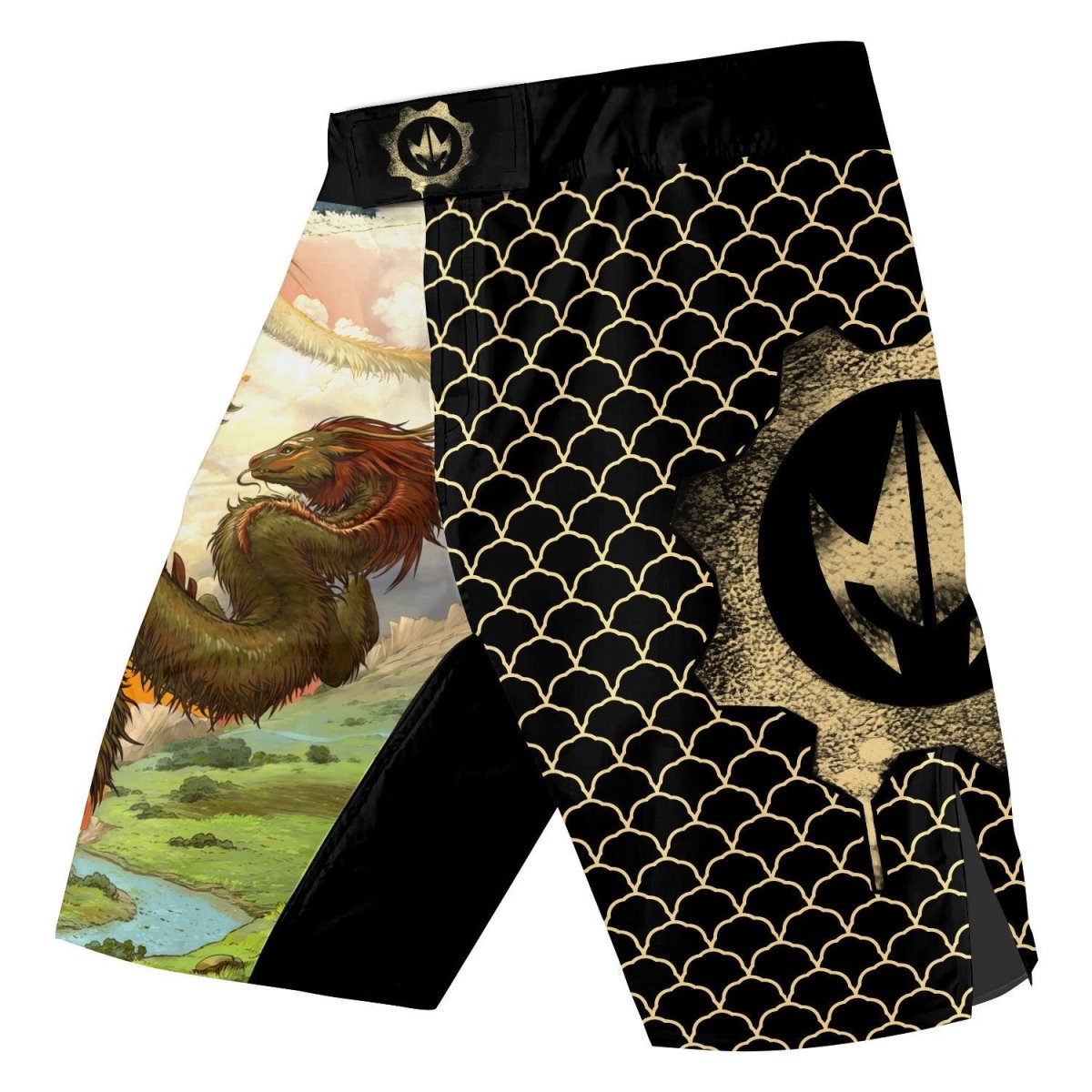 Twin Dragon Fight Shorts - BattleFitGear