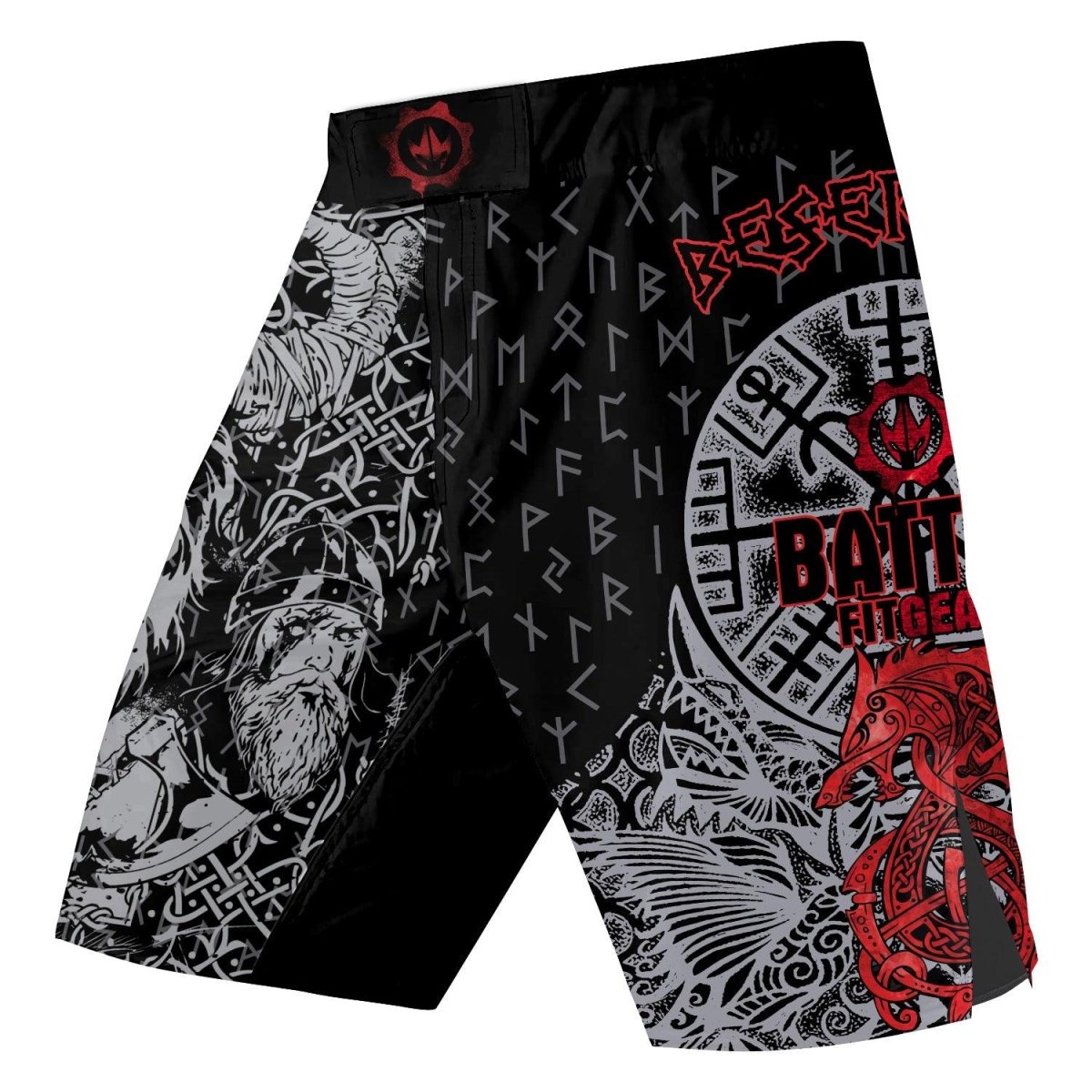 Rage Of Viking Berserker Fight Shorts - BattleFitGear