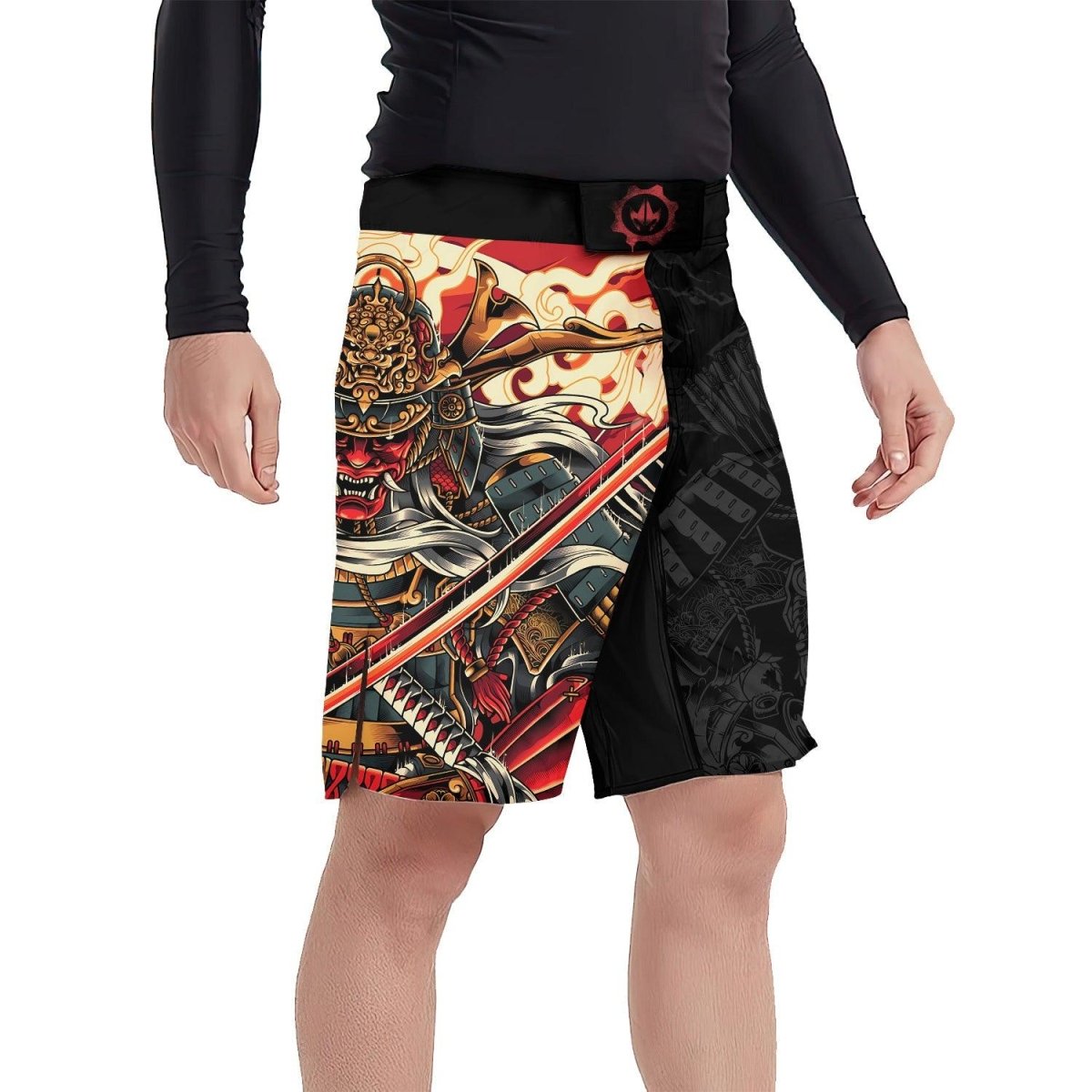 Japanese Red Demon Samurai Fight Shorts | Red Demon Samurai