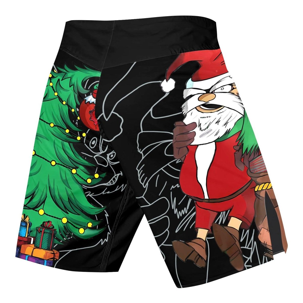 Grinch Christmas Fight Shorts - BattleFitGear