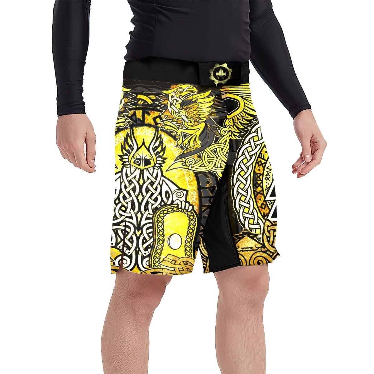 Odin Norse Rune Fight Shorts - BattleFitGear